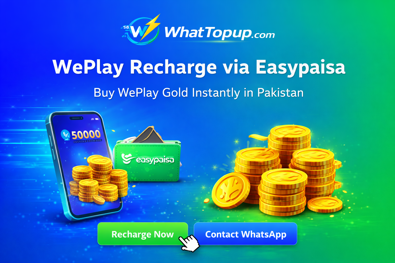 Read more about the article WePlay Recharge Easypaisa