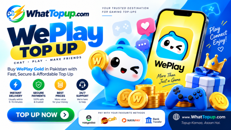 WePlay Diamonds & Gold Top Up Pakistan – Fast WePlay Recharge